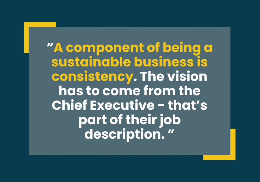 UKSE sustainable business quote